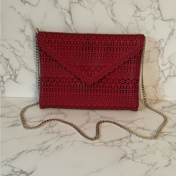 Aldo Handbags - Aldo red purse with gold chain strap